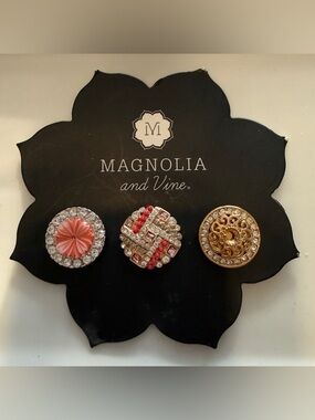 Magnolia and Vine Coal,Orange and Gold Snap Bundle